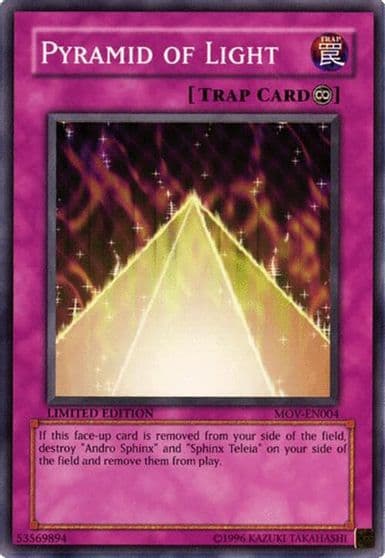 Pyramid of Light Yu-Gi-Oh! The Movie Promo Set Yu-Gi-Oh! card
