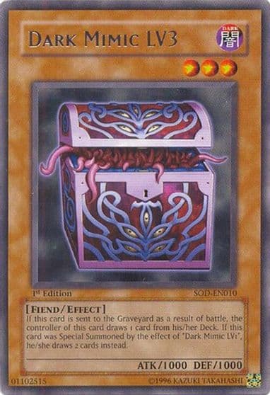 Dark Mimic LV3 Soul of the Duelist Yu-Gi-Oh! card