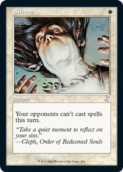 Silence Time Spiral: Remastered Magic card
