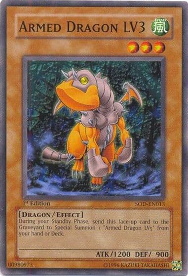 Armed Dragon LV3 Soul of the Duelist Yu-Gi-Oh! card