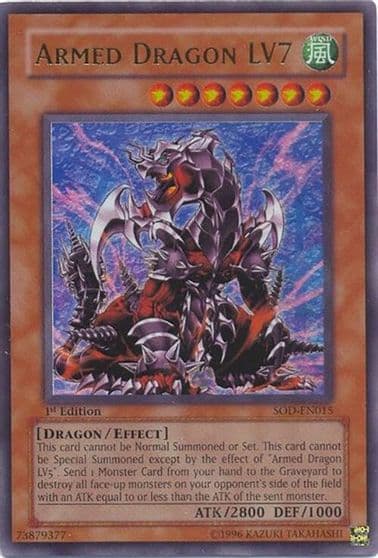 Armed Dragon LV7 Soul of the Duelist Yu-Gi-Oh! card