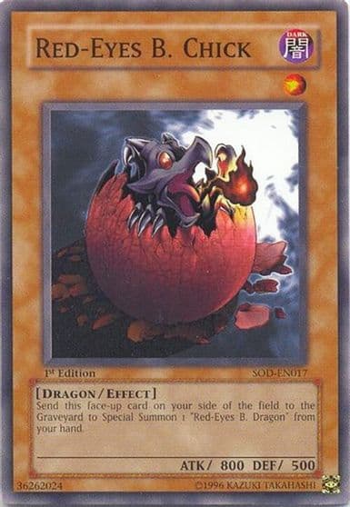 Red Eyes B Chick Soul of the Duelist Yu-Gi-Oh! card
