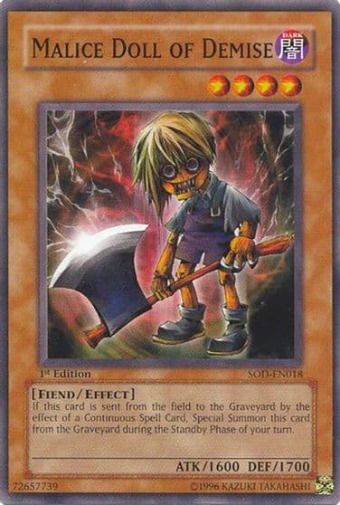 Malice Doll of Demise Soul of the Duelist Yu-Gi-Oh! card
