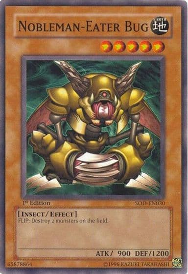 Nobleman Eater Bug Soul of the Duelist Yu-Gi-Oh! card