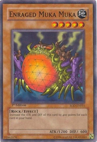 Enraged Muka Muka Soul of the Duelist Yu-Gi-Oh! card