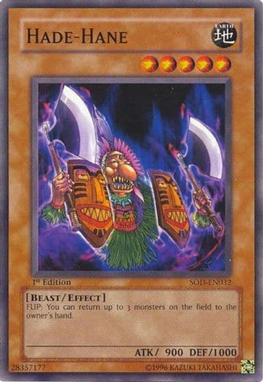 Hade Hane Soul of the Duelist Yu-Gi-Oh! card