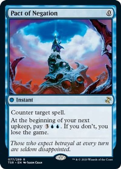 Pact of Negation Time Spiral: Remastered Magic card