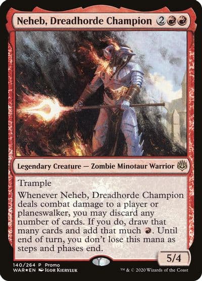 Neheb Dreadhorde Champion Media Promos Magic card