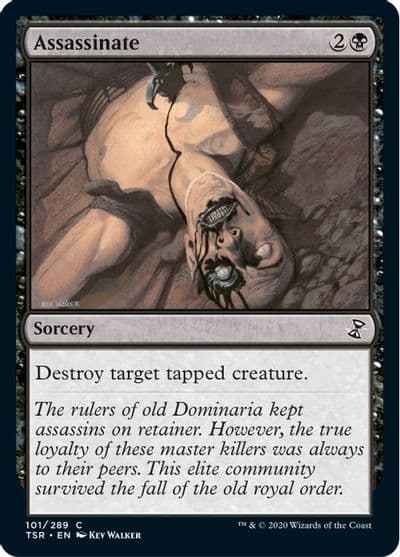 Assassinate Time Spiral: Remastered Magic card