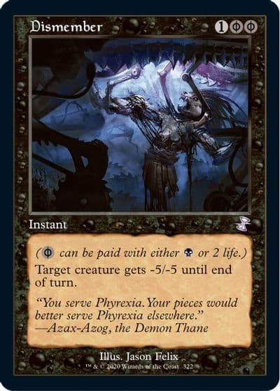 Dismember Time Spiral: Remastered Magic card