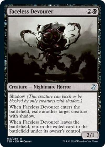 Faceless Devourer Time Spiral: Remastered Magic card