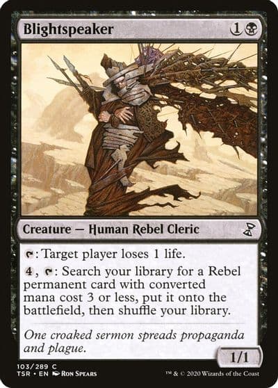 Blightspeaker Time Spiral: Remastered Magic card