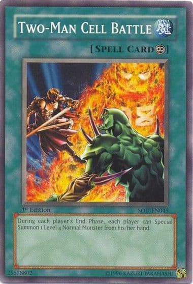 Two Man Cell Battle Soul of the Duelist Yu-Gi-Oh! card