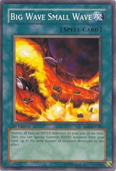 Big Wave Small Wave Soul of the Duelist Yu-Gi-Oh! card