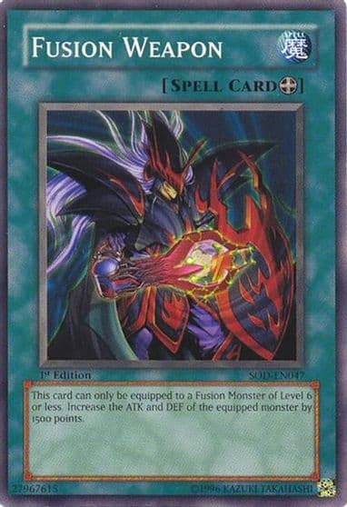 Fusion Weapon Soul of the Duelist Yu-Gi-Oh! card