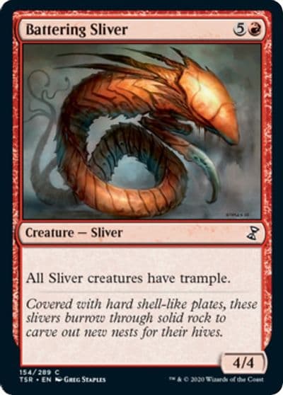 Battering Sliver Time Spiral: Remastered Magic card