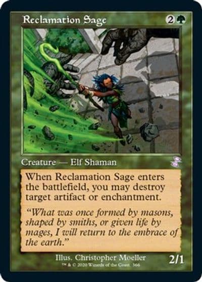 Reclamation Sage Time Spiral: Remastered Magic card