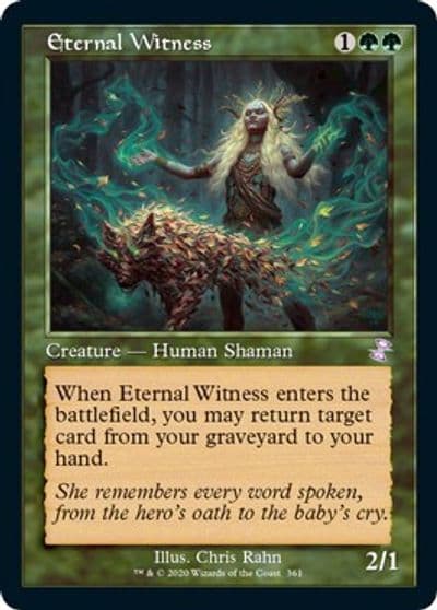 Eternal Witness Time Spiral: Remastered Magic card
