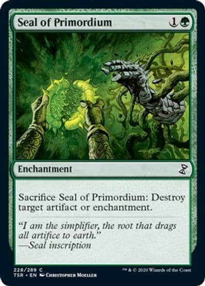 Seal of Primordium Time Spiral: Remastered Magic card