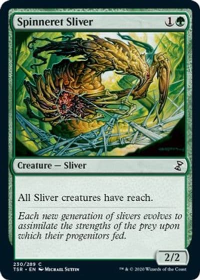 Spinneret Sliver Time Spiral: Remastered Magic card
