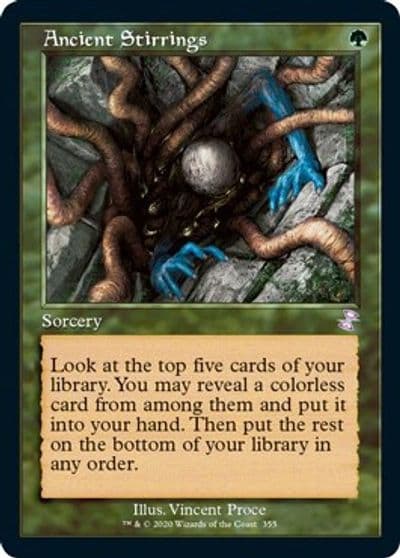 Ancient Stirrings Time Spiral: Remastered Magic card