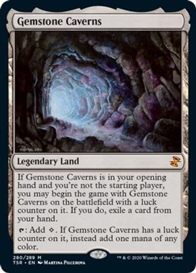 Gemstone Caverns Time Spiral: Remastered Magic card
