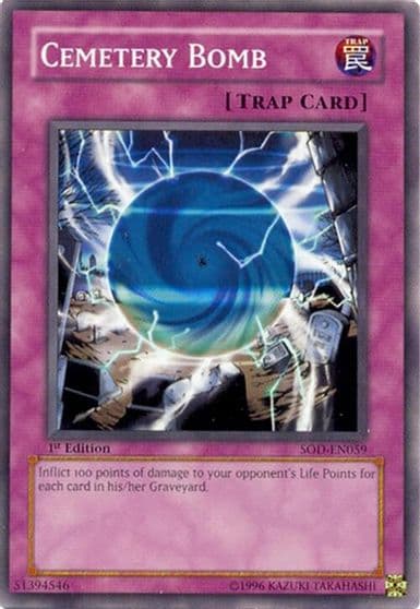 Cemetery Bomb Soul of the Duelist Yu-Gi-Oh! card