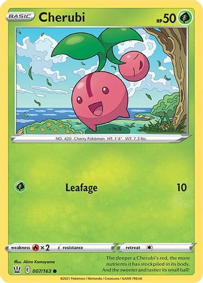 Cherubi SWSH05: Battle Styles Pokemon card