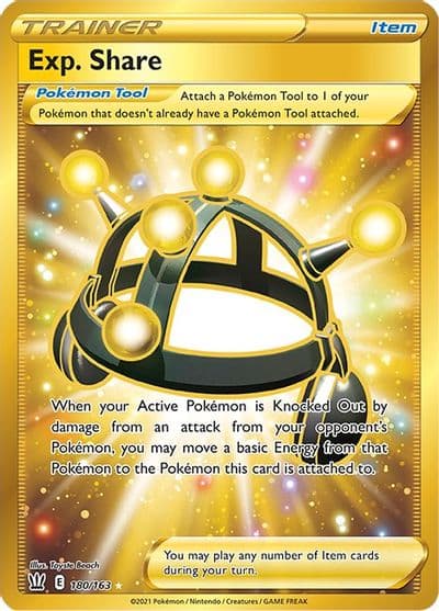 Exp. Share (Secret) SWSH05: Battle Styles Pokemon card