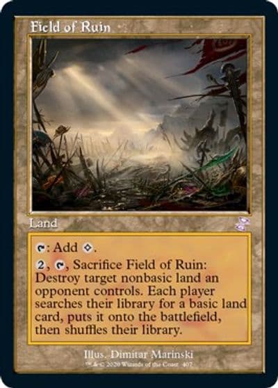 Field of Ruin Time Spiral: Remastered Magic card