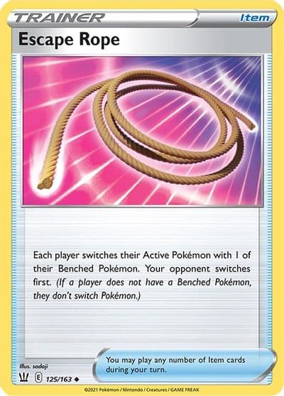 Escape Rope SWSH05: Battle Styles Pokemon card