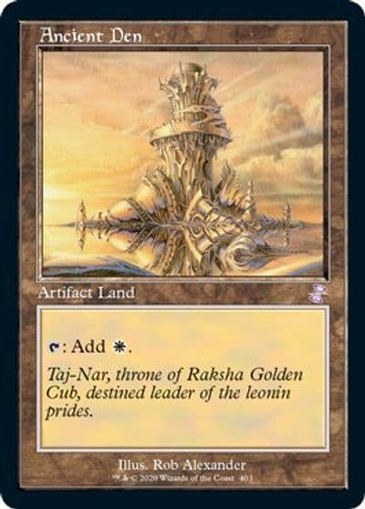 Ancient Den Time Spiral: Remastered Magic card