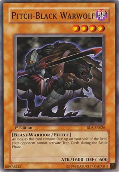 Pitch Black Warwolf Rise of Destiny Yu-Gi-Oh! card