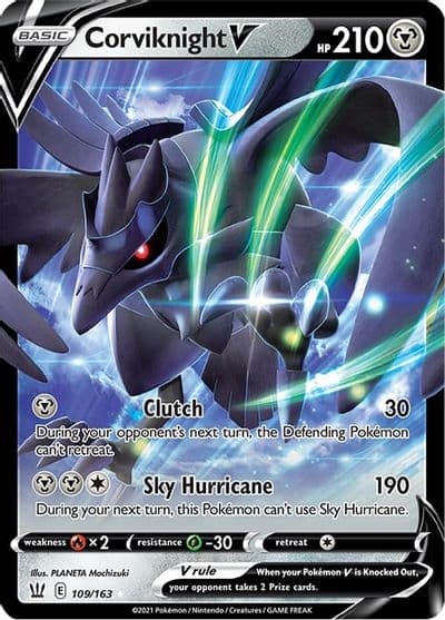 Corviknight V SWSH05: Battle Styles Pokemon card