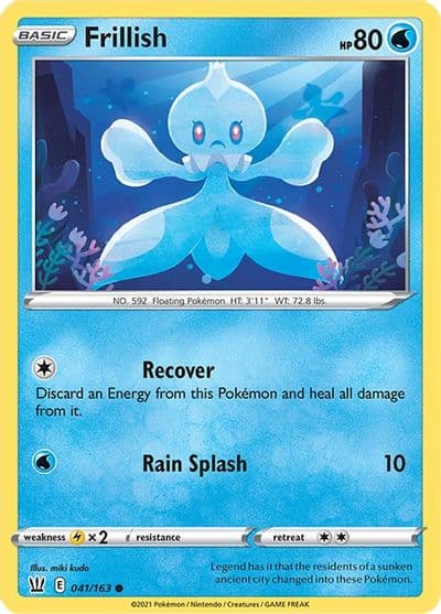 Frillish SWSH05: Battle Styles Pokemon card