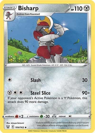 Bisharp SWSH05: Battle Styles Pokemon card