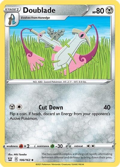 Doublade SWSH05: Battle Styles Pokemon card