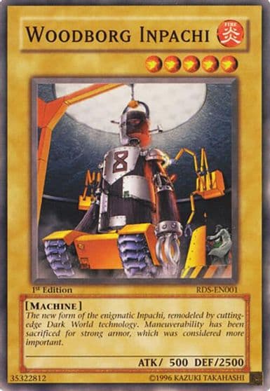 Woodborg Inpachi Rise of Destiny Yu-Gi-Oh! card