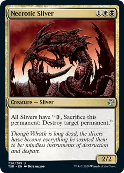 Necrotic Sliver Time Spiral: Remastered Magic card
