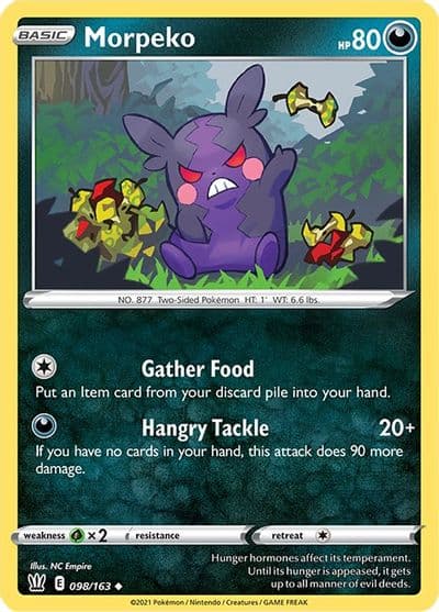 Morpeko SWSH05: Battle Styles Pokemon card