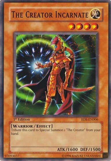 The Creator Incarnate Rise of Destiny Yu-Gi-Oh! card