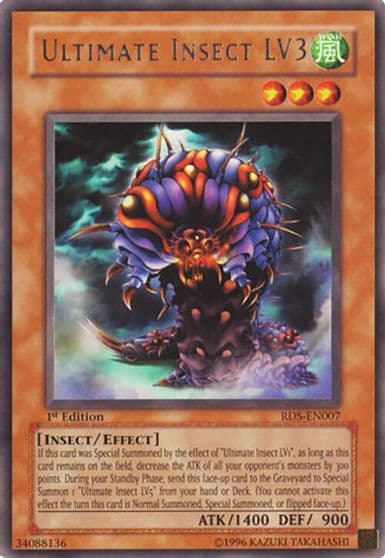 Ultimate Insect LV3 Rise of Destiny Yu-Gi-Oh! card