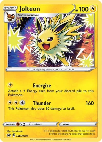 Jolteon - SWSH094 SWSH: Sword & Shield Promo Cards Pokemon card