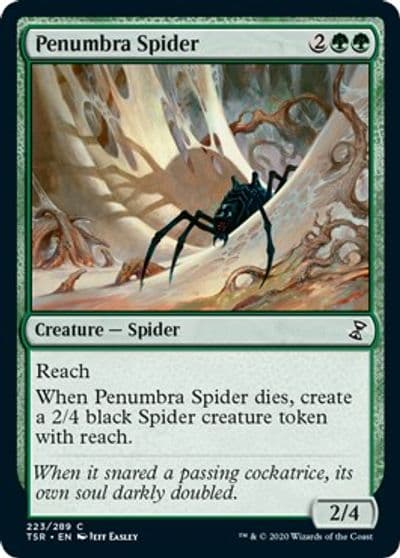 Penumbra Spider Time Spiral: Remastered Magic card