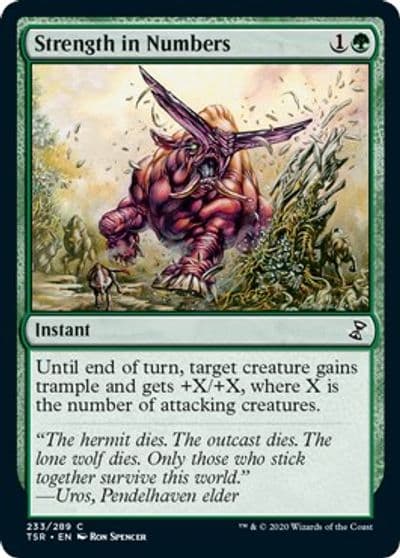 Strength in Numbers Time Spiral: Remastered Magic card