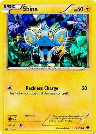 Shinx (Cracked Ice Holo) Blister Exclusives Pokemon card