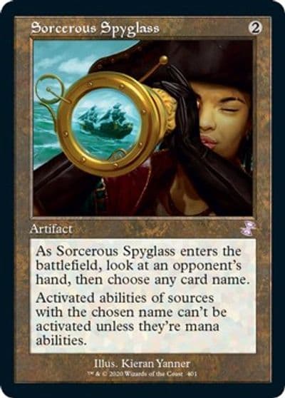 Sorcerous Spyglass Time Spiral: Remastered Magic card