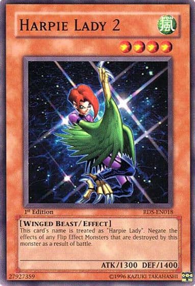 Harpie Lady 2 Rise of Destiny Yu-Gi-Oh! card