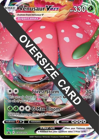 Venusaur VMAX - SWSH102 Jumbo Cards Pokemon card