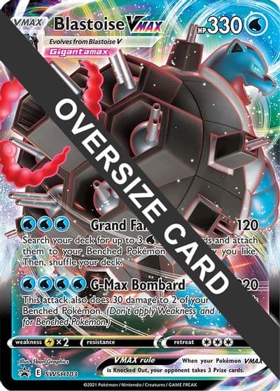 Blastoise VMAX - SWSH103 Jumbo Cards Pokemon card